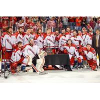 Allen Americans after Game 7 Win over Ontario Reign