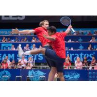 Sam Querrey and Leander Paes of the Washington Kastles