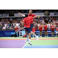 Leander Paes and Sam Querrey of the Washington Kastles