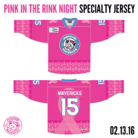 Missouri Mavericks Pink Jersey