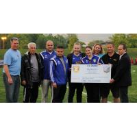 Sky Blue FC Presents Check to U.S. PARMA Soccer