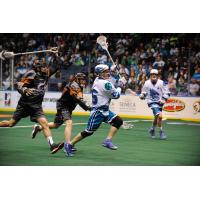 Rochester Knighthawks Transition Player Brad Self Races Upfield vs. the New England Black Wolves